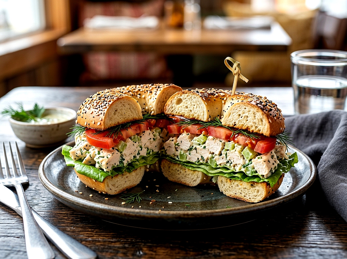 House Chicken Salad Bagel