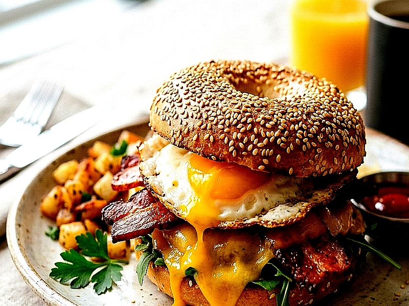 Egg and Cheese Bagel